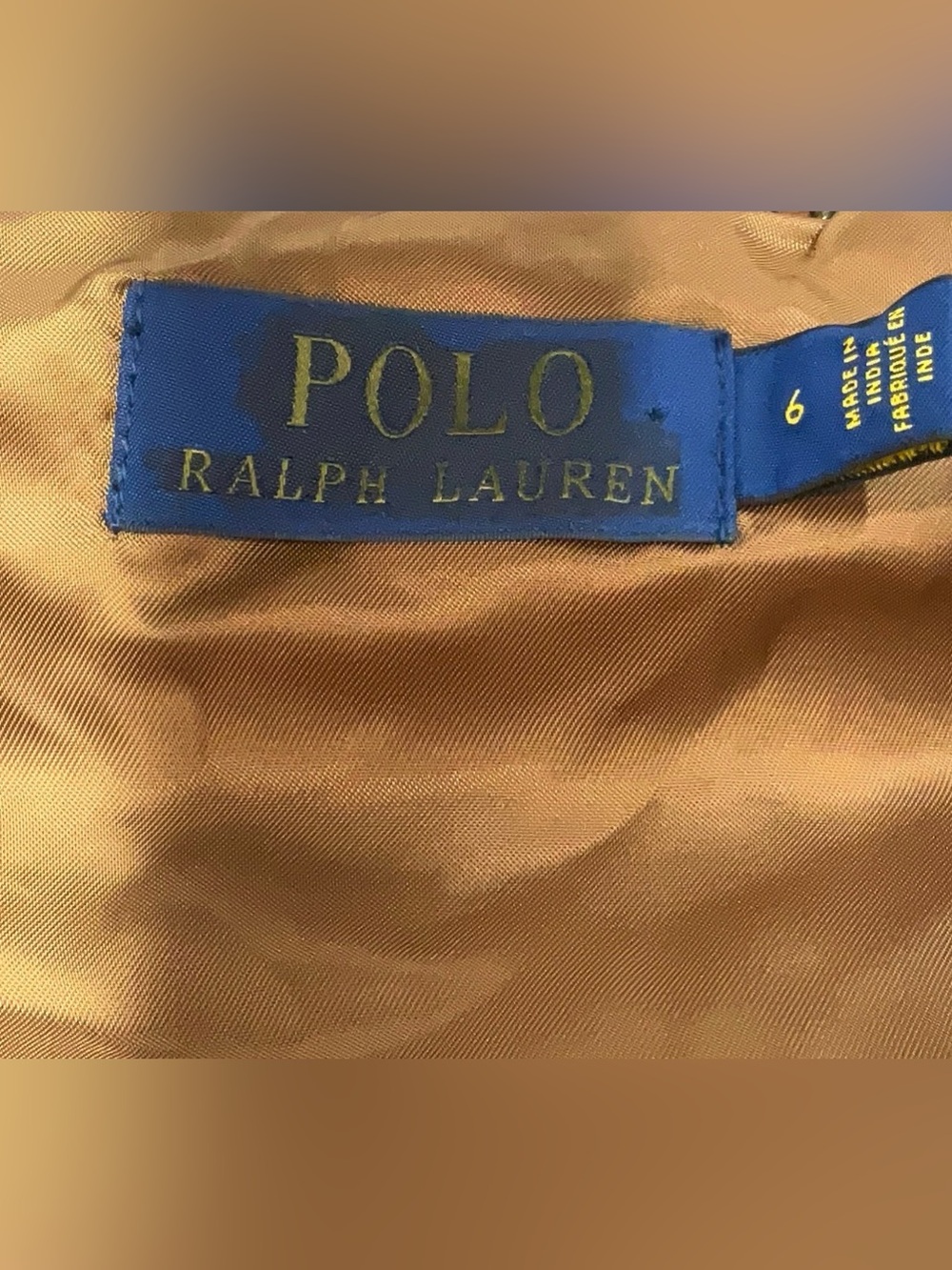 Polo Ralph Lauren Leather Jacket Biker Moto Cognac Cropped Lamb Sheepskin 6 $998 - Picture 5 of 6